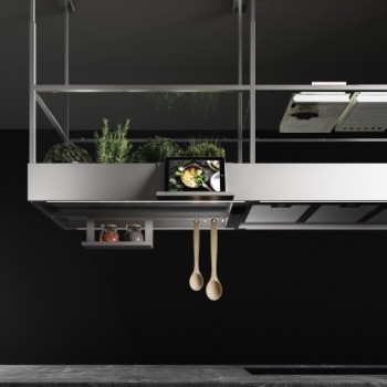 FALMEC - Spazio Circle.Tech Isola 180 Okap wyspowy stalowy