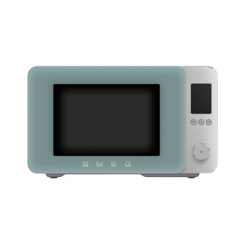 Smeg - Kuchenka mikrofalowa z funkcją piekarnika szmaragdowa z linii Collezione MOC02EGMEU
