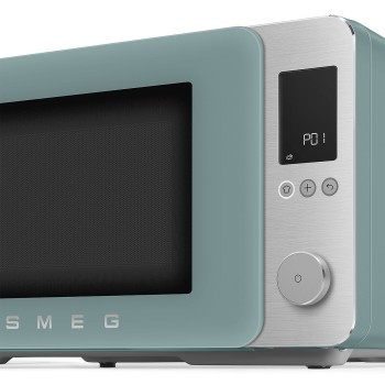 Smeg - Kuchenka mikrofalowa z funkcją piekarnika szmaragdowa z linii Collezione MOC02EGMEU
