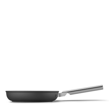 Smeg - Patelnia 24 cm czarna z linii 50's Style FPF2402BLM