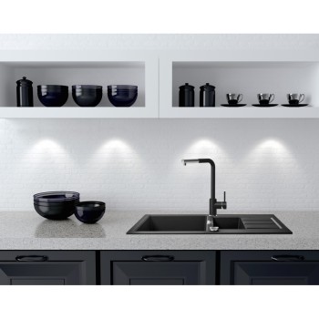 FRANKE BATERIA SIRIUS SIDE CHROM/ONYX