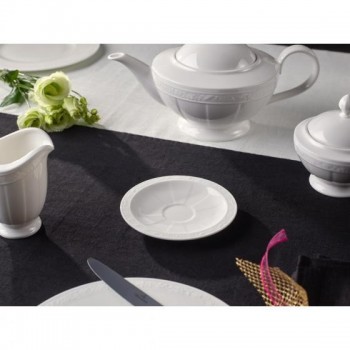 Villeroy & Boch - White Pearl - Spodek pod filiżankę do espresso 13cm.