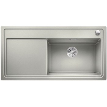 Blanco - ZLEWOZMYWAK -Zenar XL S 6 Steamer Perłowo-szary Z Deską Szklaną 521230 - Wyprzedaż ekspozycji