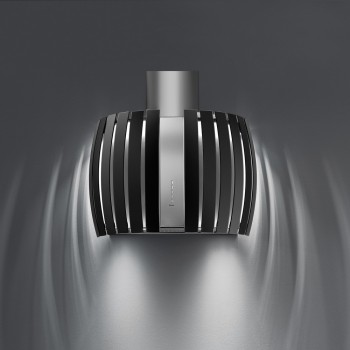 Falmec - Design+ Prestige 65 Okap przyścienny czarny