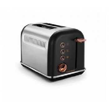 Morphy Richards-Toster Accents Rose Gold czarny
