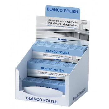 BLANCO POLISH środek do pielęgnacji zlewozmywaków stalowych kpl. (12 szt.  x 150 ml)