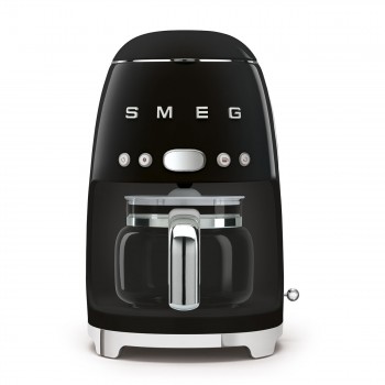 Smeg - Ekspres  przelewowy czarny z linii 50's Style DCF02BLEU