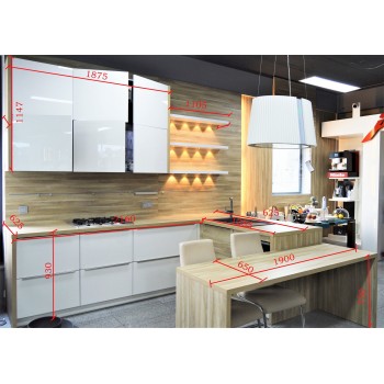 -50% - Zabudowa kuchenna RUST - Jukon – wyprzedaż ekspozycji
