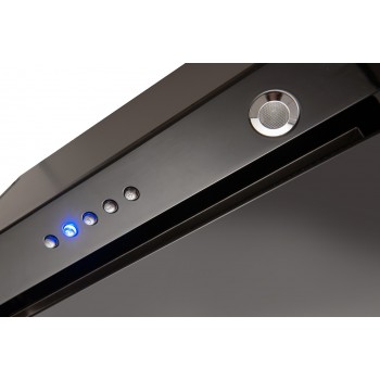 SeeNERGY - Okap podszafkowy do zabudowy 72cm Gruppo Incasso Vetro 72 BL
