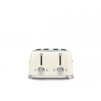 Smeg - Toster na 4 kromki, kremowy TSF03CREU