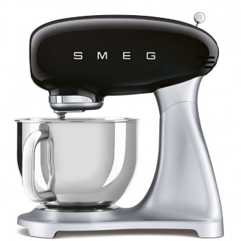 SMEG - Mikser planetarny, czarny SMF02BLEU