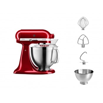 KitchenAid - Artisan - Mikser planetarny czerwony karmelek 5KSM185PSECA