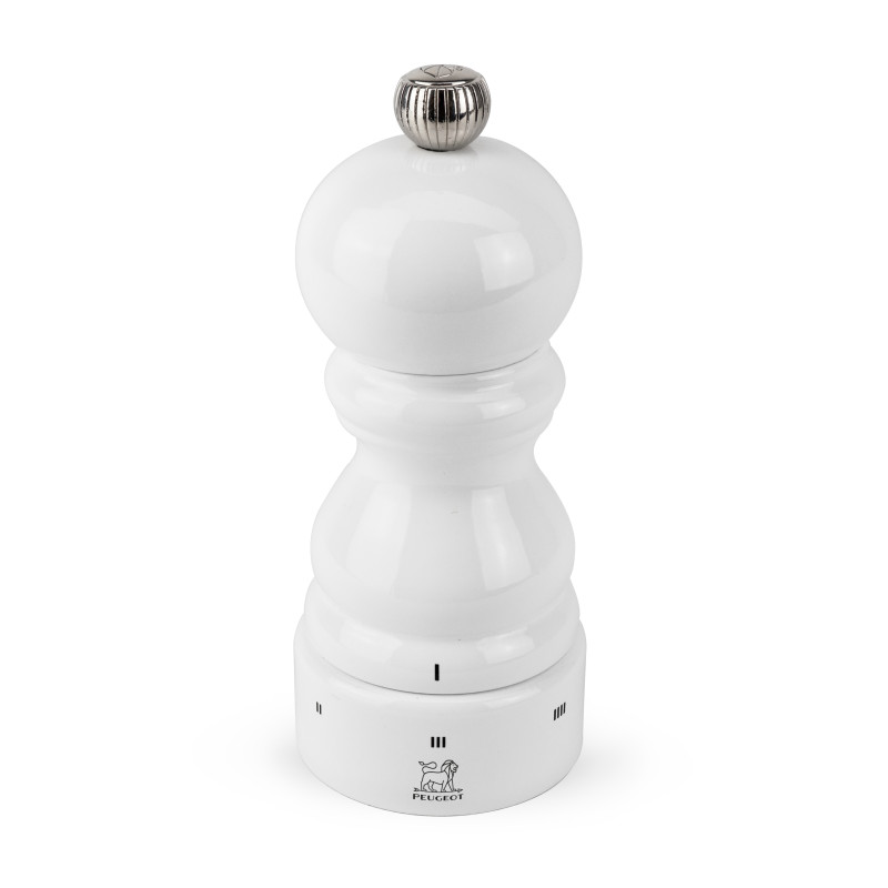 Młynek do soli Paris 12 cm, biały lakier, u-sel