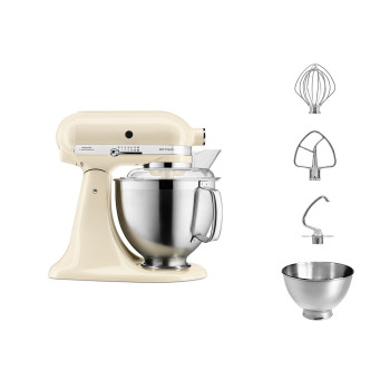 KitchenAid - Artisan - Mikser planetarny kremowy 5KSM185PSEAC