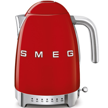 SMEG - Czajnik elektryczny z regulacją temperatury 1,7l. czerwony KLF04RDEU