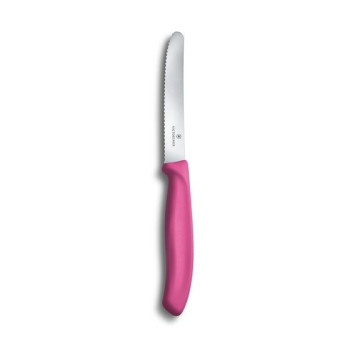 VICTORINOX - Swiss Classic - Nóż stołowy i do pomidorów różowy