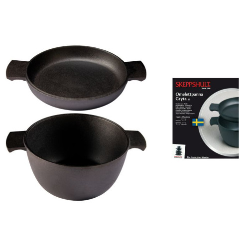 Zestaw 2 naczyń MASTER garnek 3L + patelnia 23 cm