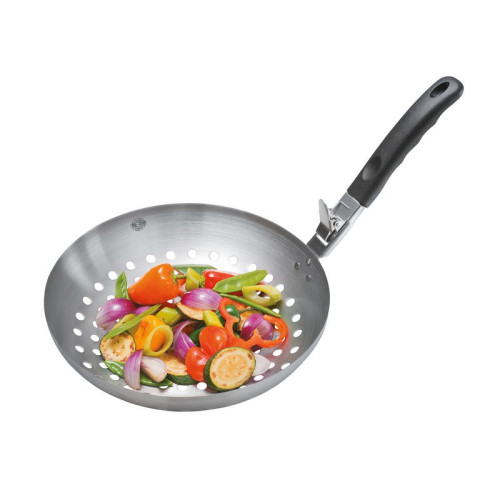 Wok do grillowania warzyw z odpinanym uchwytem BBQ Gefu