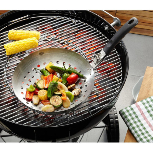 Wok do grillowania warzyw z odpinanym uchwytem BBQ Gefu