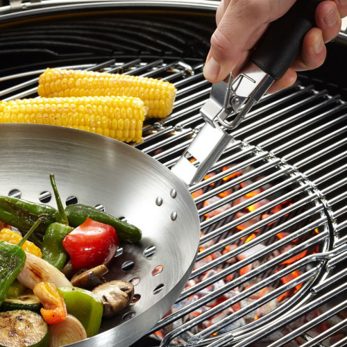 Wok do grillowania warzyw z odpinanym uchwytem BBQ Gefu