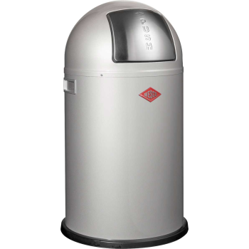 Kosz na śmieci srebrny 22l Pushboy Jr. Wesco