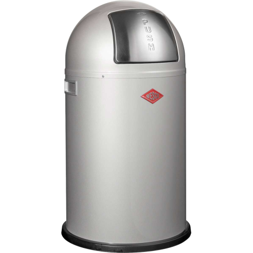 Kosz na śmieci srebrny 22l Pushboy Jr. Wesco