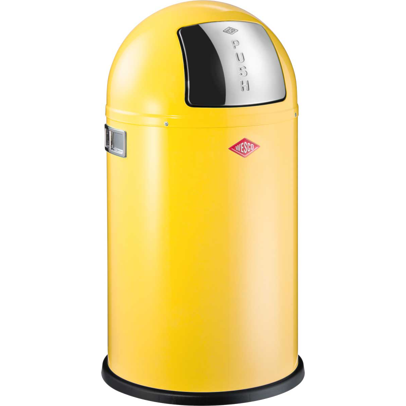 Kosz na śmieci żółty 22l Pushboy Jr. Wesco