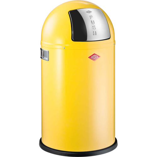 Kosz na śmieci żółty 22l Pushboy Jr. Wesco