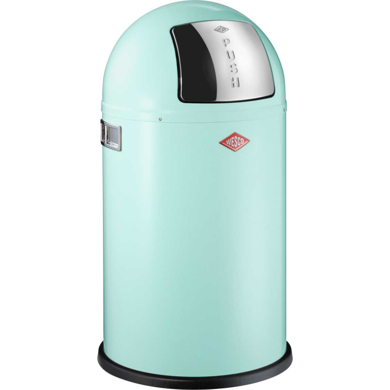 Kosz na śmieci miętowy 22l Pushboy Jr. Wesco