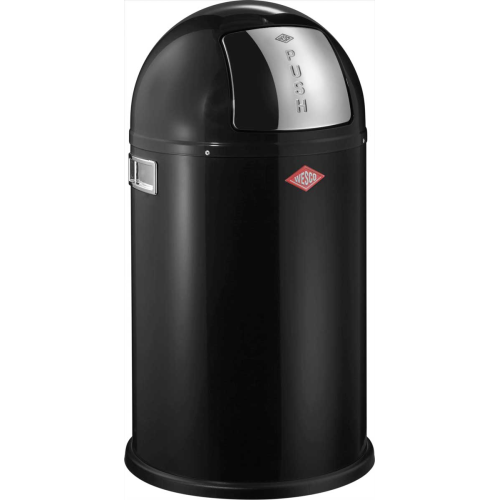 Kosz na śmieci czarny 22l Pushboy Jr. Wesco
