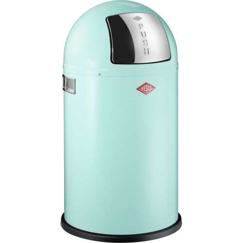 Kosz na śmieci miętowy 50l Pushboy Wesco