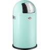 Kosz na śmieci miętowy 50l Pushboy Wesco
