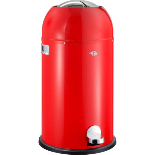 Kosz na śmieci czerwony 33l Kickmaster Wesco