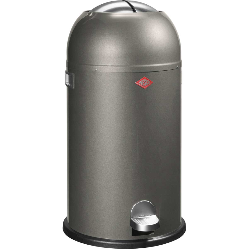 Kosz na śmieci grafitowy 33l Kickmaster Wesco