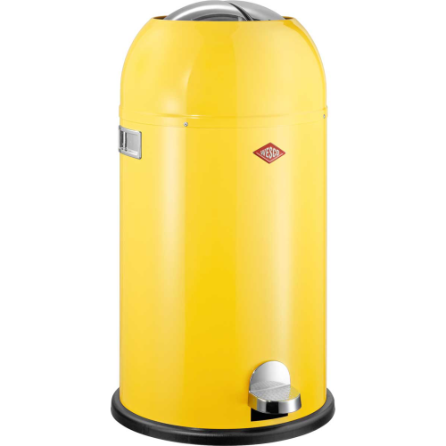 Kosz na śmieci żółty 33l Kickmaster Wesco