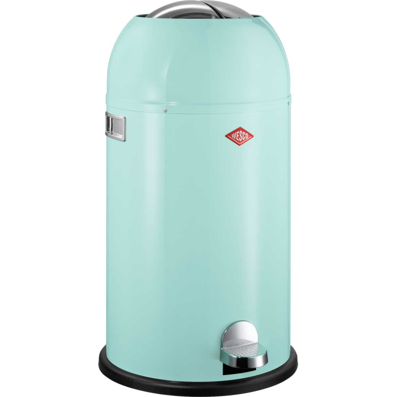 Kosz na śmieci miętowy 33l Kickmaster Wesco
