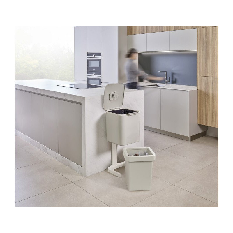JJ - Kosz do segregacji 40l stone, Totem Pop