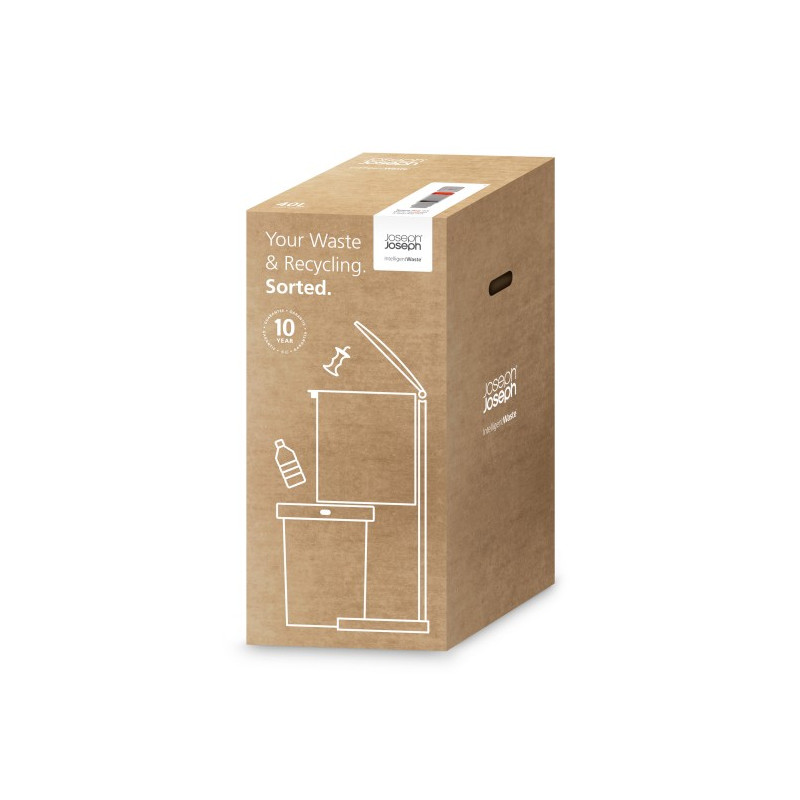 JJ - Kosz do segregacji 40l stone, Totem Pop