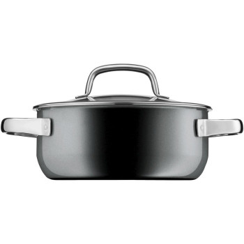 WMF-Garnek niski 20cm,platynowy,Fusiontec Mineral
