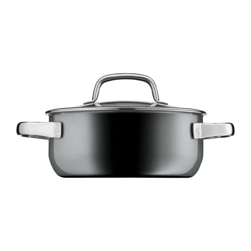 WMF-Garnek niski 20cm,platynowy,Fusiontec Mineral