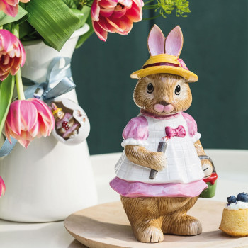 Villeroy & Boch - Duża figurka dekoracyjna zajączka Anna - Bunny Tales
