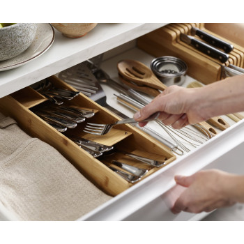 Joseph Joseph - DrawerStore - Bambusowy organizer na sztućce