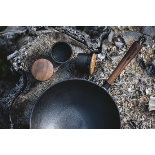 WOK 30 cm 3,5 l, WALNUT