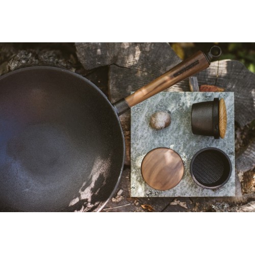 WOK 30 cm 3,5 l, WALNUT