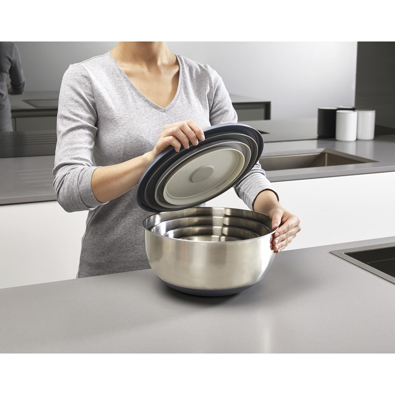 JJ - Zestaw 4 misek, Nest Prep&Store, 100colection