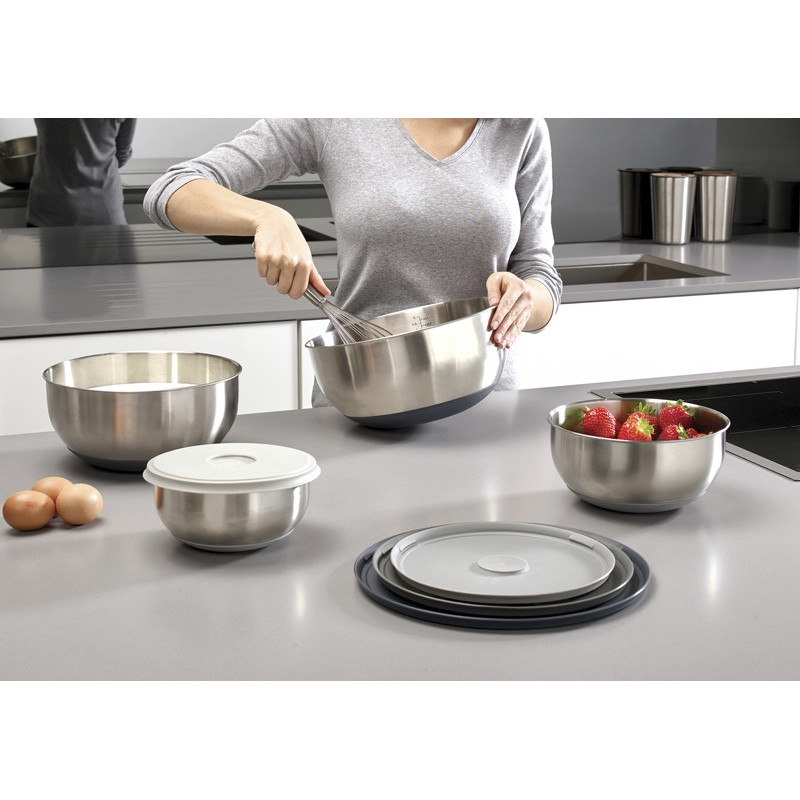 JJ - Zestaw 4 misek, Nest Prep&Store, 100colection