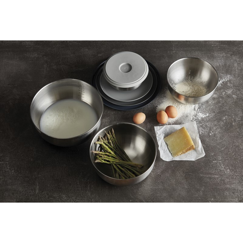 JJ - Zestaw 4 misek, Nest Prep&Store, 100colection