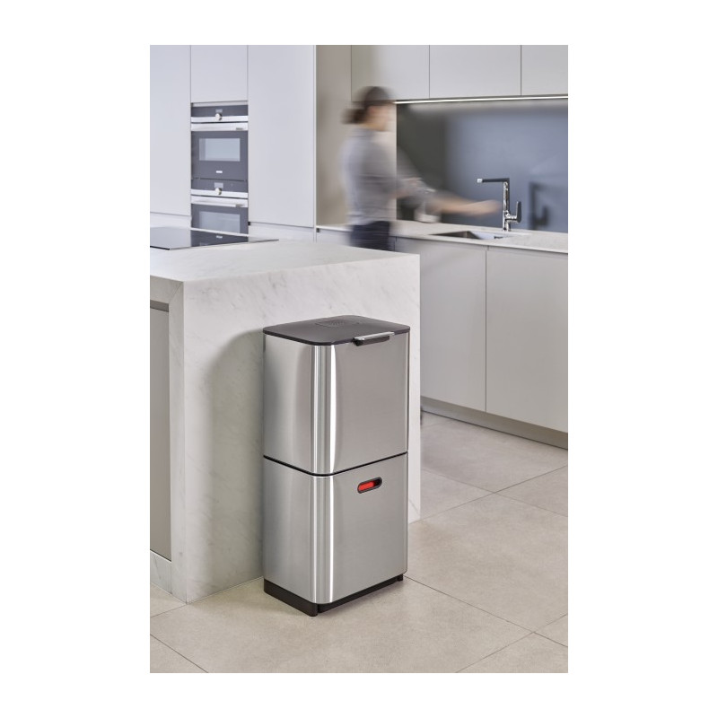 JJ - Kosz do segregacji śmieci 60 l Totem Max,stal