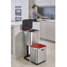 JJ - Kosz do segregacji śmieci 60 l Totem Max,stal