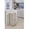 JJ - Kosz do segregacji śmieci 60l Totem Max,stone